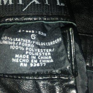 Leather pants - Women size 6 - 29" inseam